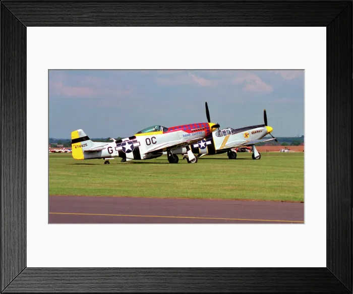 Framed Print : North American P-51D Mustang N11T Damn Yankee