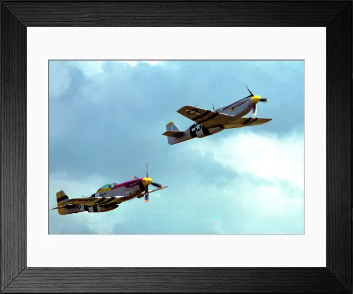 Framed Print : North American P-51D Mustang N11T Damn Yankee