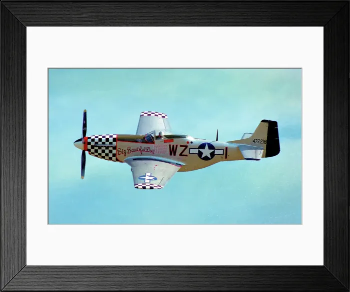 Framed Print : Commonwealth Aircraft CA-18 Mustang Mk. 22 G-HAEC Framed Print : Commonwealth Aircraft CA-18 Mustang Mk. 22 G-HAEC