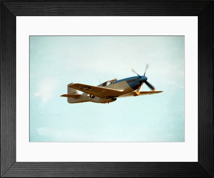 Framed Print : North American P-51C Mustang N487FS Framed Print : North American P-51C Mustang N487FS
