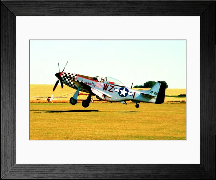 Framed Print : Commonwealth Aircraft CA-18 Mustang Mk. 22 G-HAEC Framed Print : Commonwealth Aircraft CA-18 Mustang Mk. 22 G-HAEC