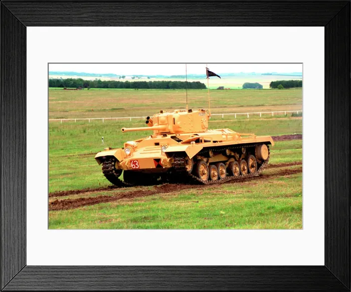 Framed Print : Vickers Valentine tank T123358