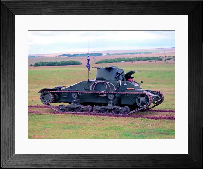 Framed Print : Vickers Matilda I Infantry Tank reproduction T3447 Framed Print : Vickers Matilda I Infantry Tank reproduction T3447