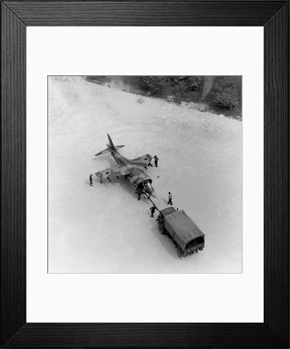 Framed Print : Hawker Siddeley Harrier GR. 1 and Bedford MK Framed Print : Hawker Siddeley Harrier GR. 1 and Bedford MK