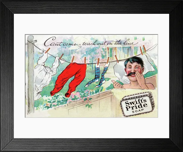 Framed Print : Advertising - Soap Framed Print : Advertising - Soap