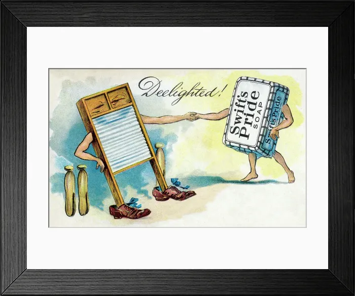 Framed Print : Advertising - Soap Framed Print : Advertising - Soap