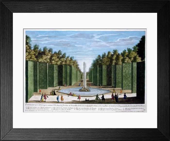Framed Print : Fountain of Ceres - Palace of Versailles, France Framed Print : Fountain of Ceres - Palace of Versailles, France