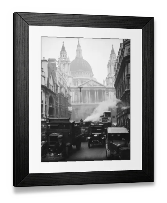 Framed Print : Ludgate Hill 1930S Framed Print : Ludgate Hill 1930S