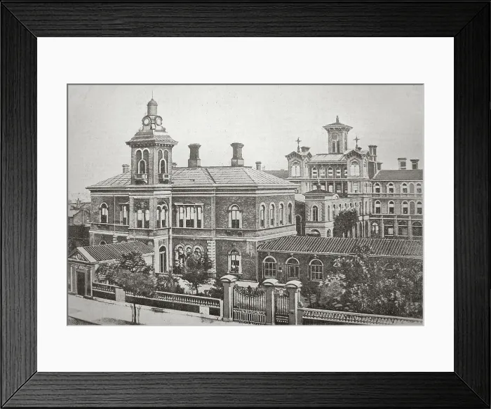 Framed Print : City of London Union Workhouse Infirmary, Bow Road Framed Print : City of London Union Workhouse Infirmary, Bow Road