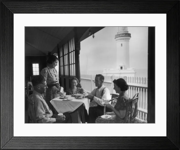 Framed Print : Lighthouse Afternoon Tea Framed Print : Lighthouse Afternoon Tea