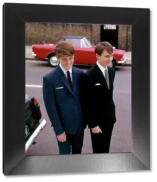 Two smartly-dressed teenage boys - circa 1964