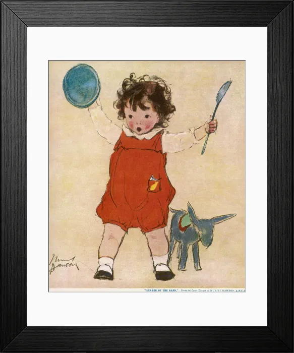 Framed Print : Leader of the Band by Muriel Dawson Framed Print : Leader of the Band by Muriel Dawson
