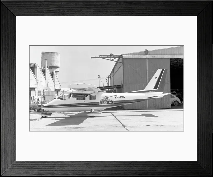 Framed Print : Partenavia P-68B VH-PNW Framed Print : Partenavia P-68B VH-PNW
