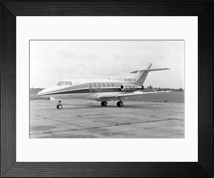 Framed Print : British Aerospace HS.125-600B G-BCUX Framed Print : British Aerospace HS.125-600B G-BCUX