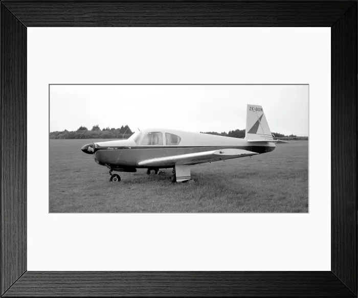 Framed Print : Mooney M.20A ZK-BUN Framed Print : Mooney M.20A ZK-BUN