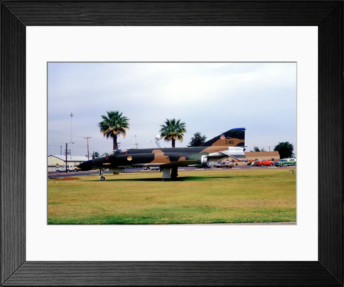 Framed Print : McDonnell RF-4C Phantom marked as 63-0411 Framed Print : McDonnell RF-4C Phantom marked as 63-0411