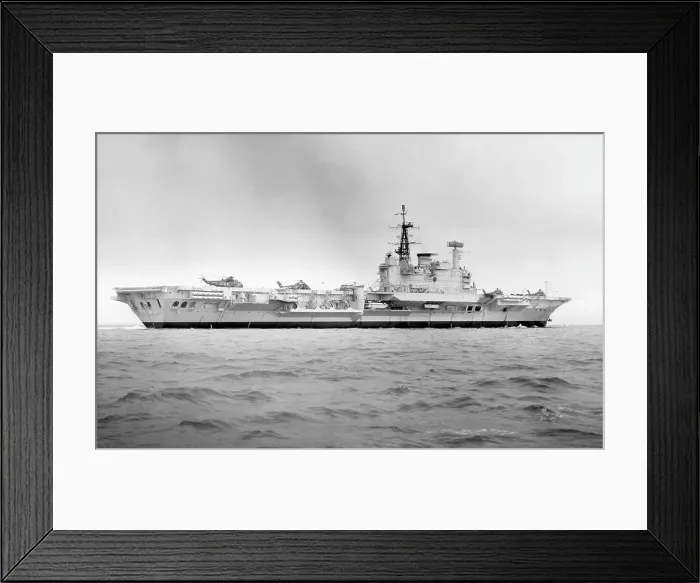 Framed Print : HMS Hermes R12 Framed Print : HMS Hermes R12
