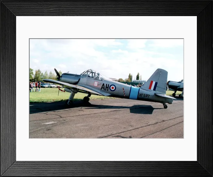 Framed Print : Percival P-56 Provost T.1 G-BKFW / XF597 Framed Print : Percival P-56 Provost T.1 G-BKFW / XF597