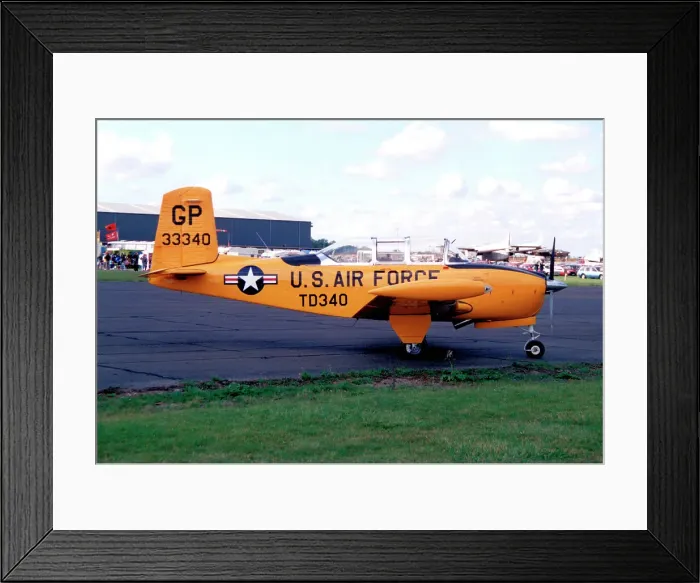 Framed Print : Beech T-34A Mentor N53JA. / 53-3340 Framed Print : Beech T-34A Mentor N53JA. / 53-3340