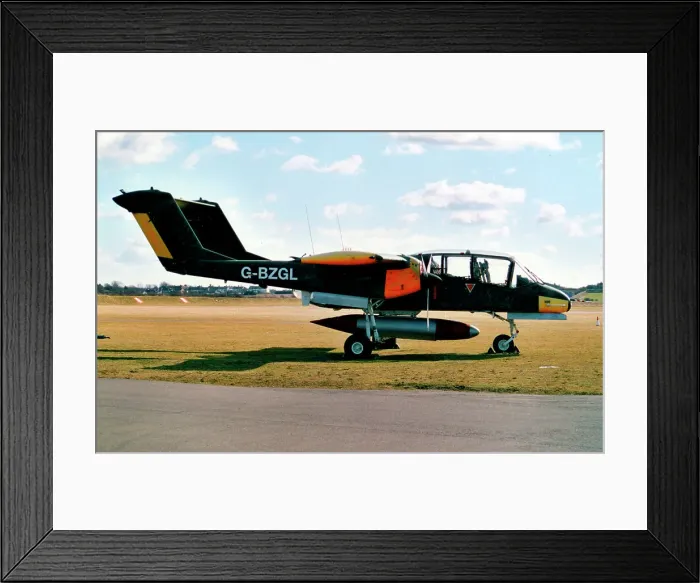 Framed Print : North American Rockwell OV-10D Bronco G-BZGL Framed Print : North American Rockwell OV-10D Bronco G-BZGL