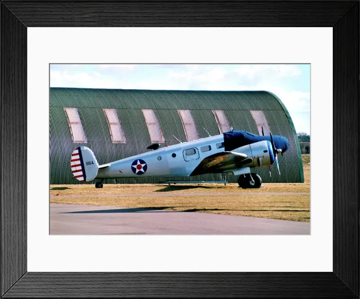 Framed Print : Beech Expeditor 3TM G-BKGL Framed Print : Beech Expeditor 3TM G-BKGL