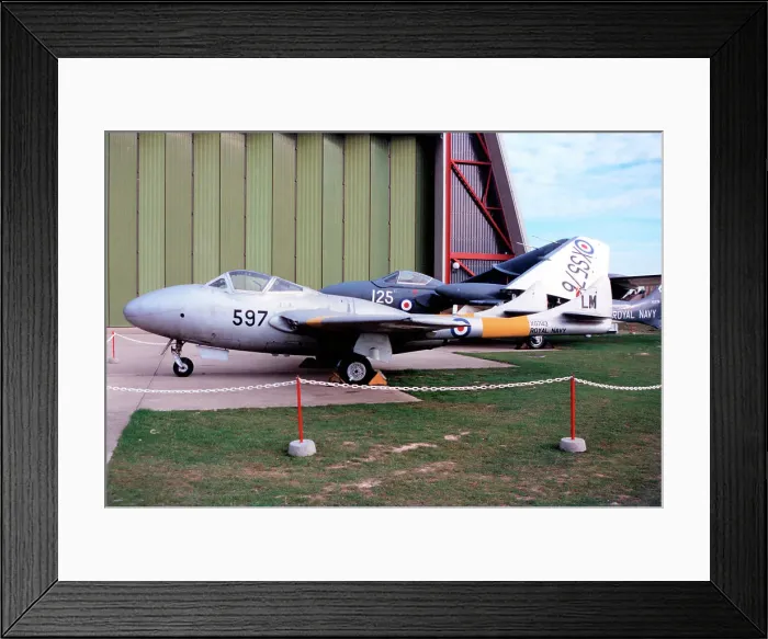 Framed Print : de Havilland DH.115 Sea Vampire T.22 XG743 Framed Print : de Havilland DH.115 Sea Vampire T.22 XG743