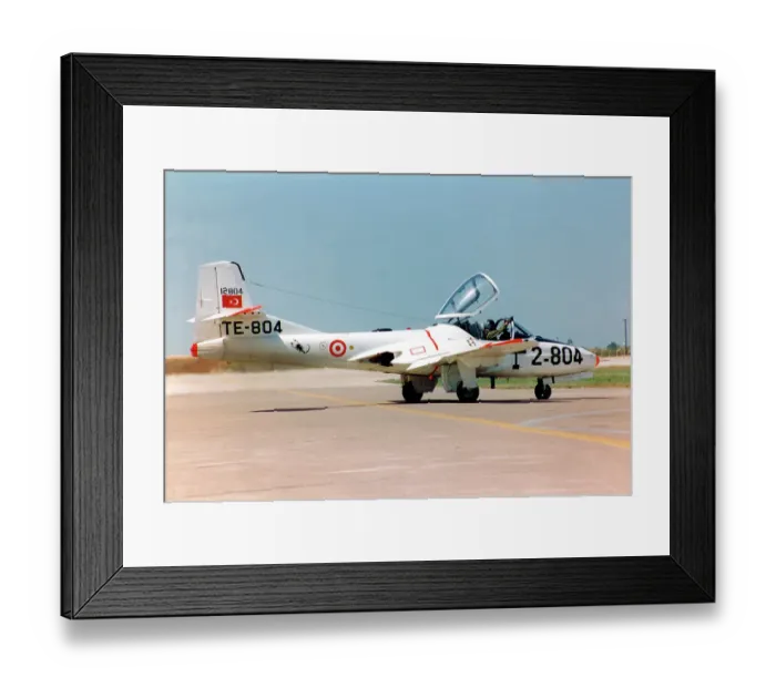 Framed Print : Cessna T-37C Tweety Bird TE-804 / 12804 Framed Print : Cessna T-37C Tweety Bird TE-804 / 12804