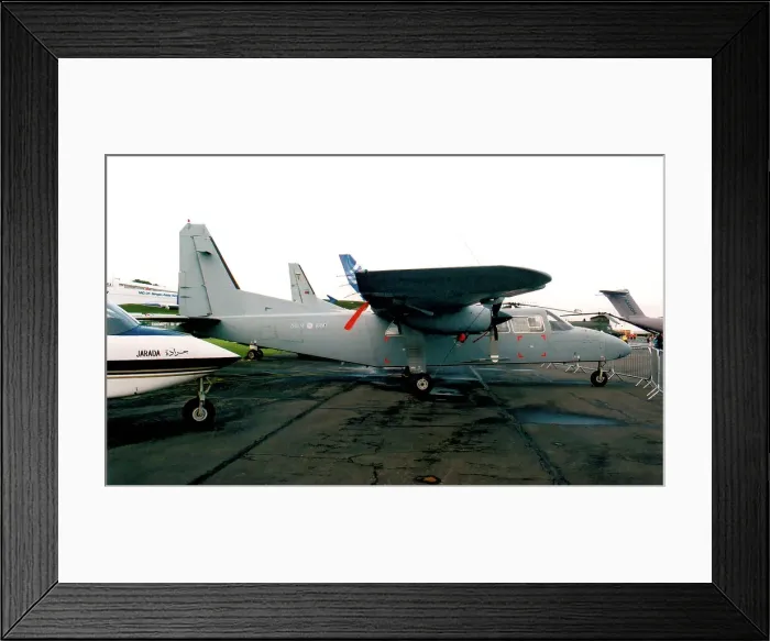Framed Print : Britten-Norman Defender T.3 ZH004 Framed Print : Britten-Norman Defender T.3 ZH004