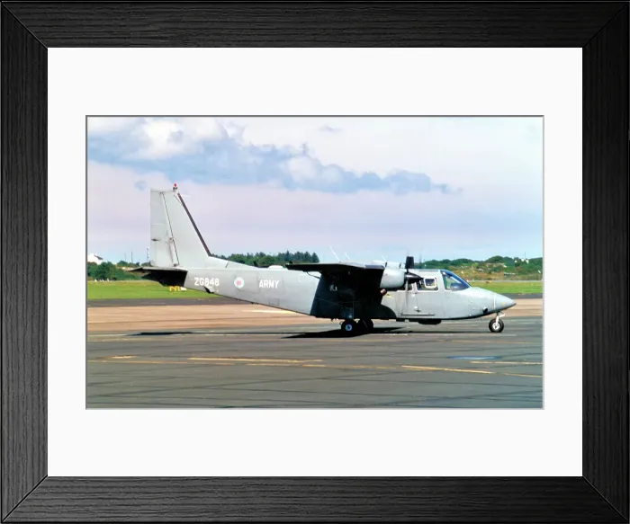 Framed Print : Britten-Norman Islander R.1 ZG848 Framed Print : Britten-Norman Islander R.1 ZG848