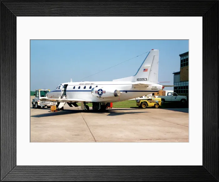 Framed Print : North American Rockwell CT-39G Sabreliner 160053 Framed Print : North American Rockwell CT-39G Sabreliner 160053