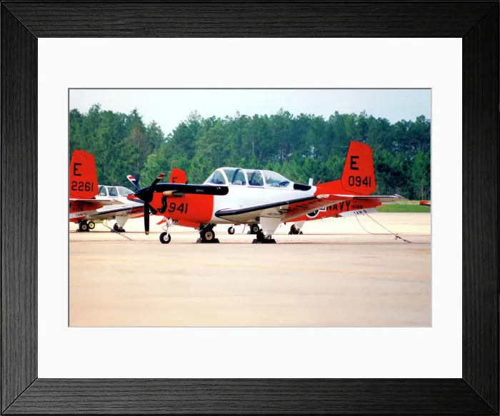 Framed Print : Beech T-34C Turbo-Mentor 160941