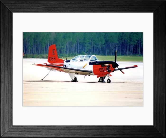 Framed Print : Beech T-34C Turbo-Mentor 161055 Framed Print : Beech T-34C Turbo-Mentor 161055