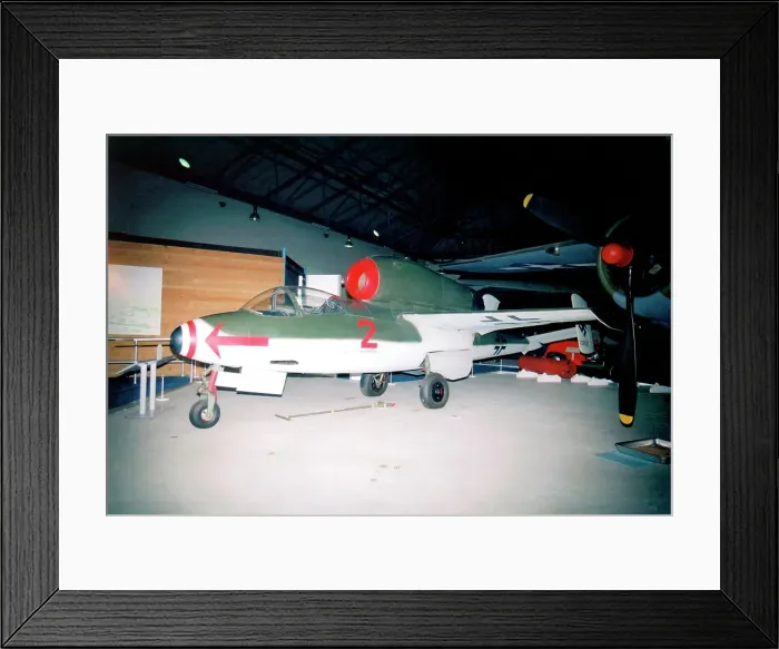 Framed Print : Heinkel He.162A-2 Salamander 8472M / Red 2 Framed Print : Heinkel He.162A-2 Salamander 8472M / Red 2