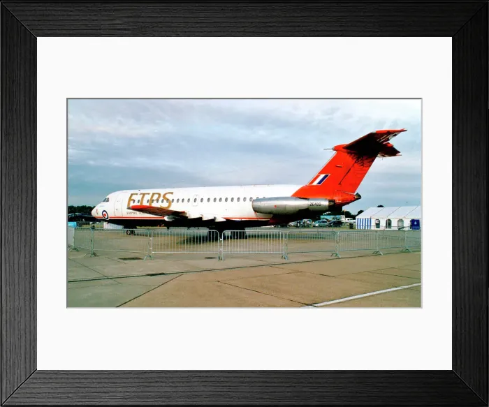 Framed Print : BAC 1-11 Srs.479FU ZE432 Framed Print : BAC 1-11 Srs.479FU ZE432