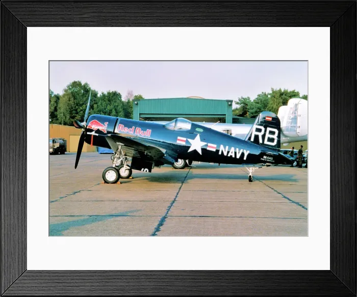 Framed Print : Vought F4U-4 Corsair OE-EAS