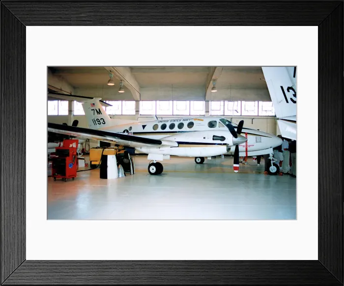 Framed Print : Beech UC-12B Huron 161193 / 7M Framed Print : Beech UC-12B Huron 161193 / 7M