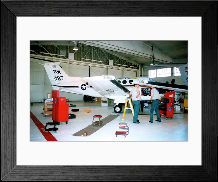 Framed Print : Beech UC-12B Huron 161197 / RW Framed Print : Beech UC-12B Huron 161197 / RW