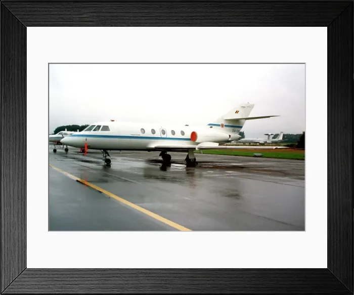 Framed Print : Dassault Falcon 20 CM-02 Framed Print : Dassault Falcon 20 CM-02