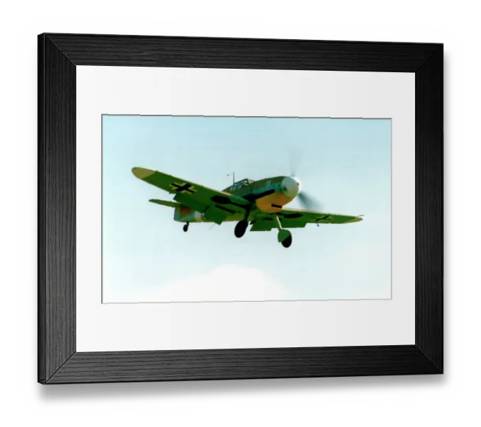 Framed Print : Messerschmitt Bf 109G-2 G-USTV / Black 6 Framed Print : Messerschmitt Bf 109G-2 G-USTV / Black 6