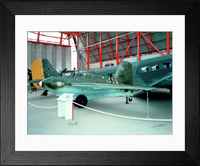 Framed Print : Messerschmitt Me 163B AIR MIN 214 / 191660 Framed Print : Messerschmitt Me 163B AIR MIN 214 / 191660