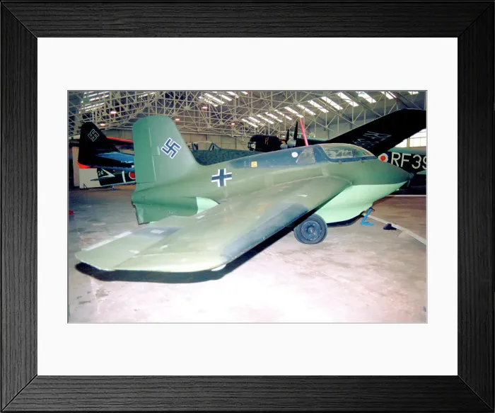 Framed Print : Messerschmitt Me 163B 8480M Framed Print : Messerschmitt Me 163B 8480M