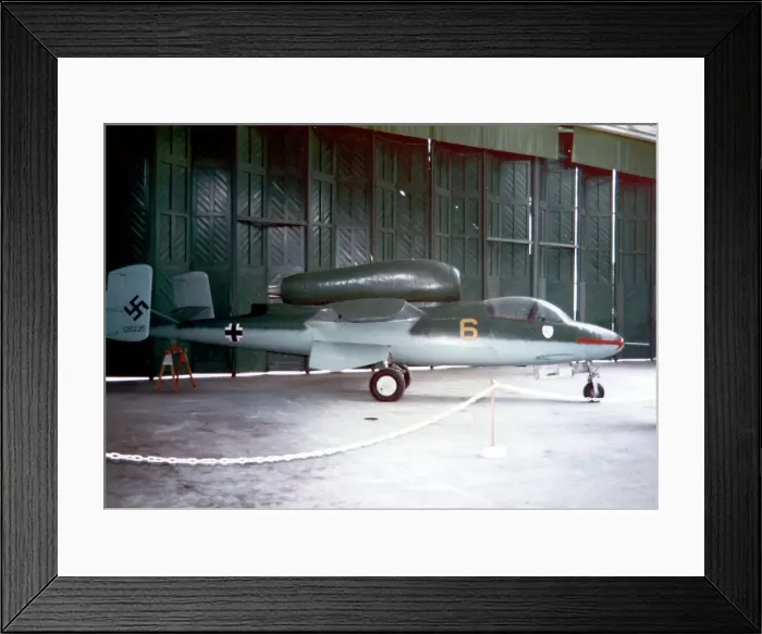 Framed Print : Heinkel He.162A-2 Salamander AIR MIN 68 Framed Print : Heinkel He.162A-2 Salamander AIR MIN 68
