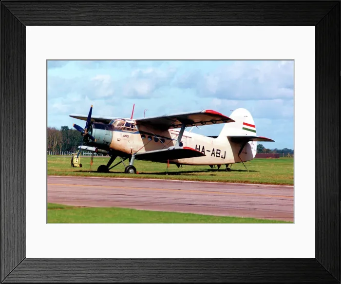 Framed Print : WSK-PZL An-2R HA-ABJ Framed Print : WSK-PZL An-2R HA-ABJ