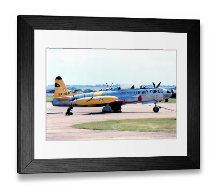 Framed Print : Canadair CT-133AN Silver Star 3 G-TBRD / 21261 Framed Print : Canadair CT-133AN Silver Star 3 G-TBRD / 21261