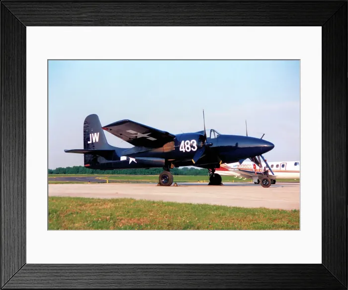 Framed Print : Grumman F7F-3N Tigercat N6178C Framed Print : Grumman F7F-3N Tigercat N6178C