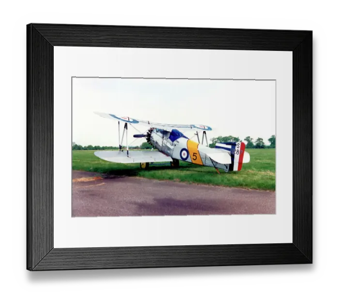 Framed Print : Fairey Flycatcher replica G-BEYB / S1287 Framed Print : Fairey Flycatcher replica G-BEYB / S1287