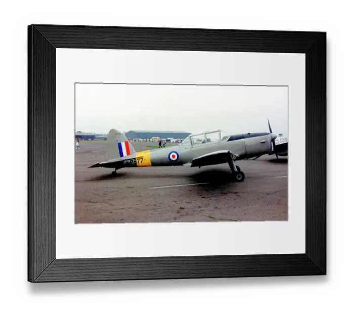 Framed Print : de Havilland DHC-1 Chipmunk T.10 G-BHRD / WP977 Framed Print : de Havilland DHC-1 Chipmunk T.10 G-BHRD / WP977
