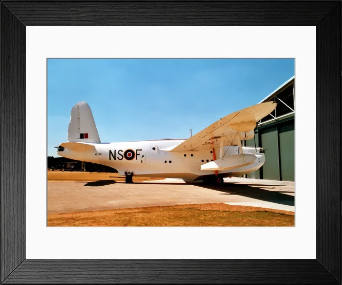 Framed Print : Short S.25 Sunderland V ML796  /  NS-F