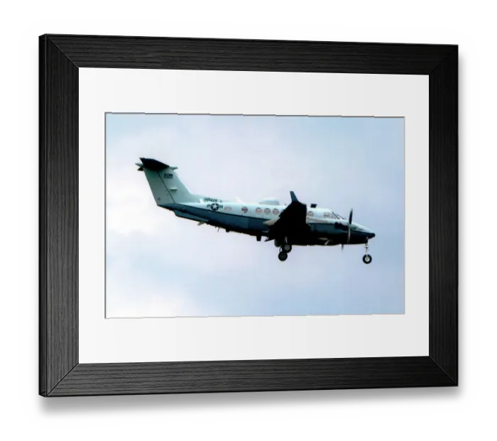 Framed Print : Raytheon Beech MC-12W Liberty 09-0628 Framed Print : Raytheon Beech MC-12W Liberty 09-0628