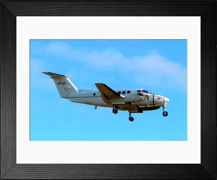 Framed Print : Beech C-12F Huron 84-00160 Framed Print : Beech C-12F Huron 84-00160